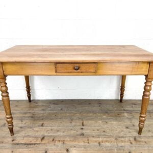 Antique Cherry Wood Farmhouse Kitchen Table