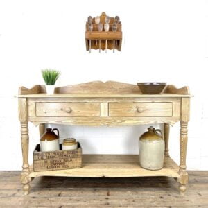 Large Rustic Pine Sideboard with Drawers