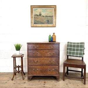 Small Georgian Oak Chest of Drawers