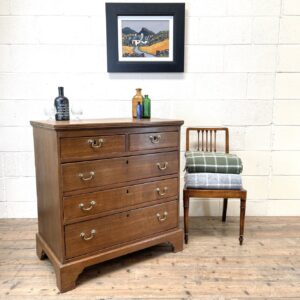 Antique Oak Country Chest of Drawers
