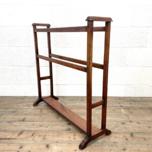 Antique Edwardian Mahogany Towel Rail