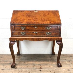Antique Queen Anne Style Walnut Bureau