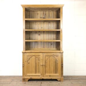 Rustic Pine Dresser in Gothic Style