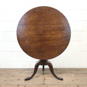 Antique 19th Century Oak Tilt Top Table