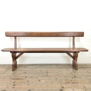 Vintage Pitch Pine Church Pew