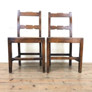 Pair of Welsh Oak Farmhouse Chairs