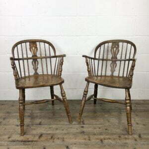 Pair of Antique Windsor Armchairs