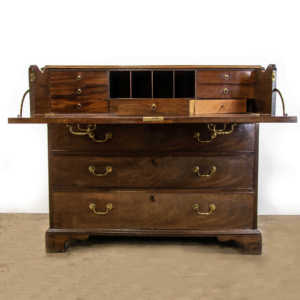 Antique George III Mahogany Secretaire Chest of Drawers