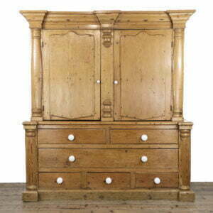 Large Antique French Pine Housekeepers Cupboard