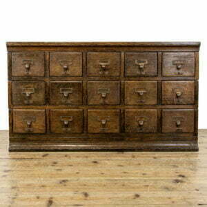 Antique Pine Bank of Drawers
