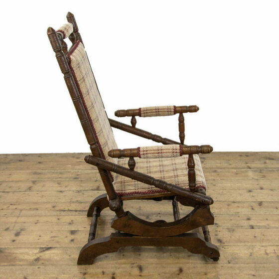 M-3530 Early M-3530 Early 20th Century Antique American Rocking Chair Penderyn Antiques (7)