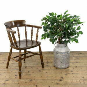 M-3865 Antique Beech and Elm Smoker's Bow Chair Penderyn Antiques (1)