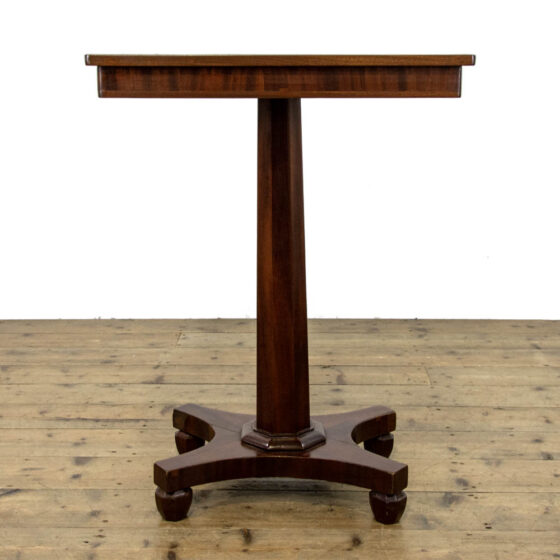 M-3870 Antique Side Table with Inlaid Top Penderyn Antiques (4)