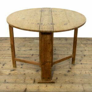 19th Century Antique Pine Gateleg Table