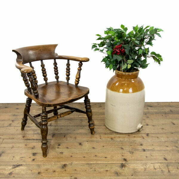 M-3893 Antique Ash and Elm Captains Chair Penderyn Antiques (1)