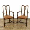 M-3934 Pair of Antique Oak Armchairs Penderyn Antiques (2)
