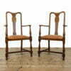 M-3934 Pair of Antique Oak Armchairs Penderyn Antiques (3)