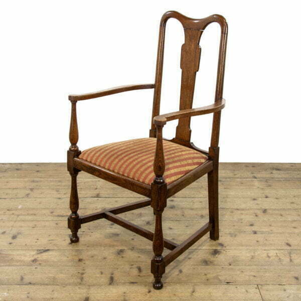 M-3934 Pair of Antique Oak Armchairs Penderyn Antiques (4)