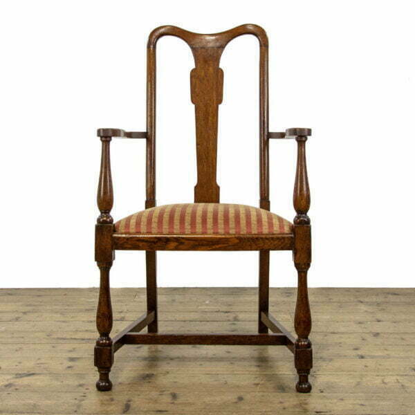 M-3934 Pair of Antique Oak Armchairs Penderyn Antiques (5)