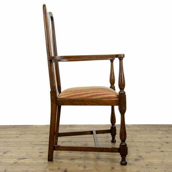 M-3934 Pair of Antique Oak Armchairs Penderyn Antiques (7)