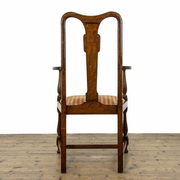 M-3934 Pair of Antique Oak Armchairs Penderyn Antiques (8)