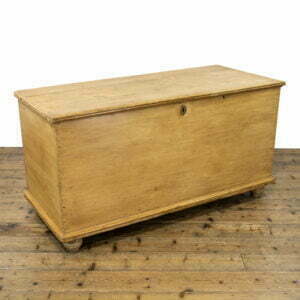 Victorian Antique Pine Trunk or Blanket Box