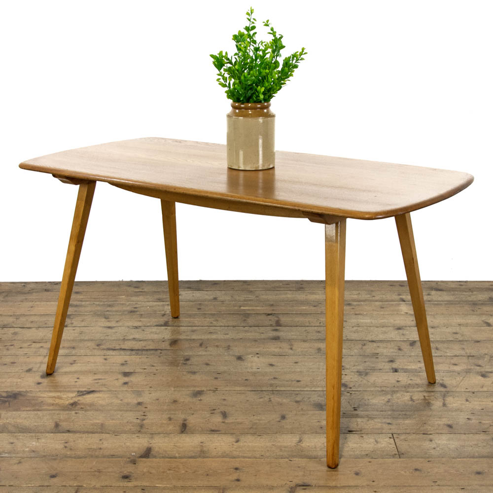 Vintage Blonde Beech And Elm Kitchen Table