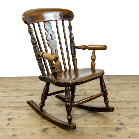M-3963 Antique Childs Rocking Chair Penderyn Antiques (2)
