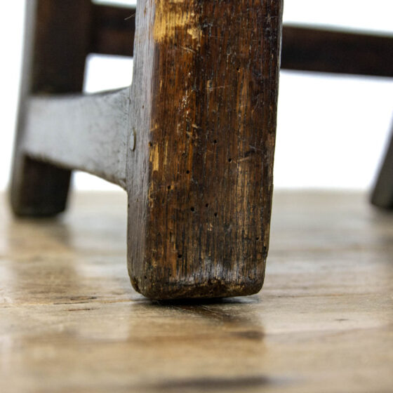 M-3967 18th Century Antique Oak Side Chair Penderyn Antiques (10)