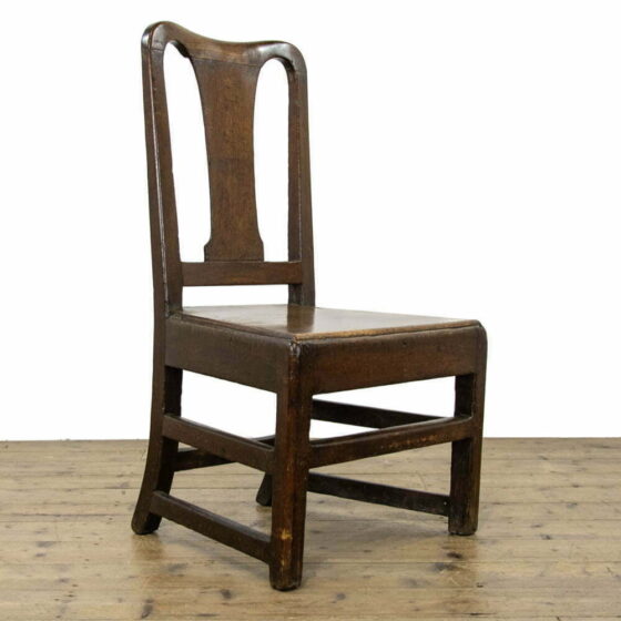 M-3967 18th Century Antique Oak Side Chair Penderyn Antiques (3)