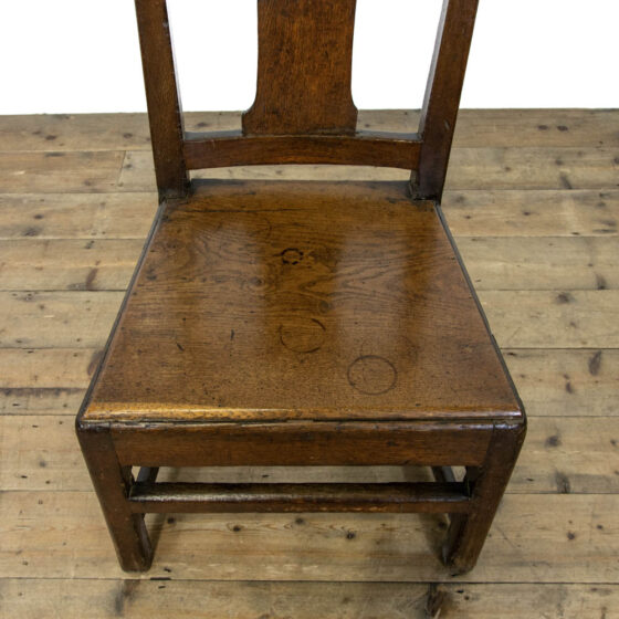M-3967 18th Century Antique Oak Side Chair Penderyn Antiques (5)