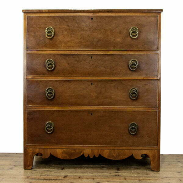 M-3974 Large Victorian Secretaire Chest Penderyn Antiques (1)