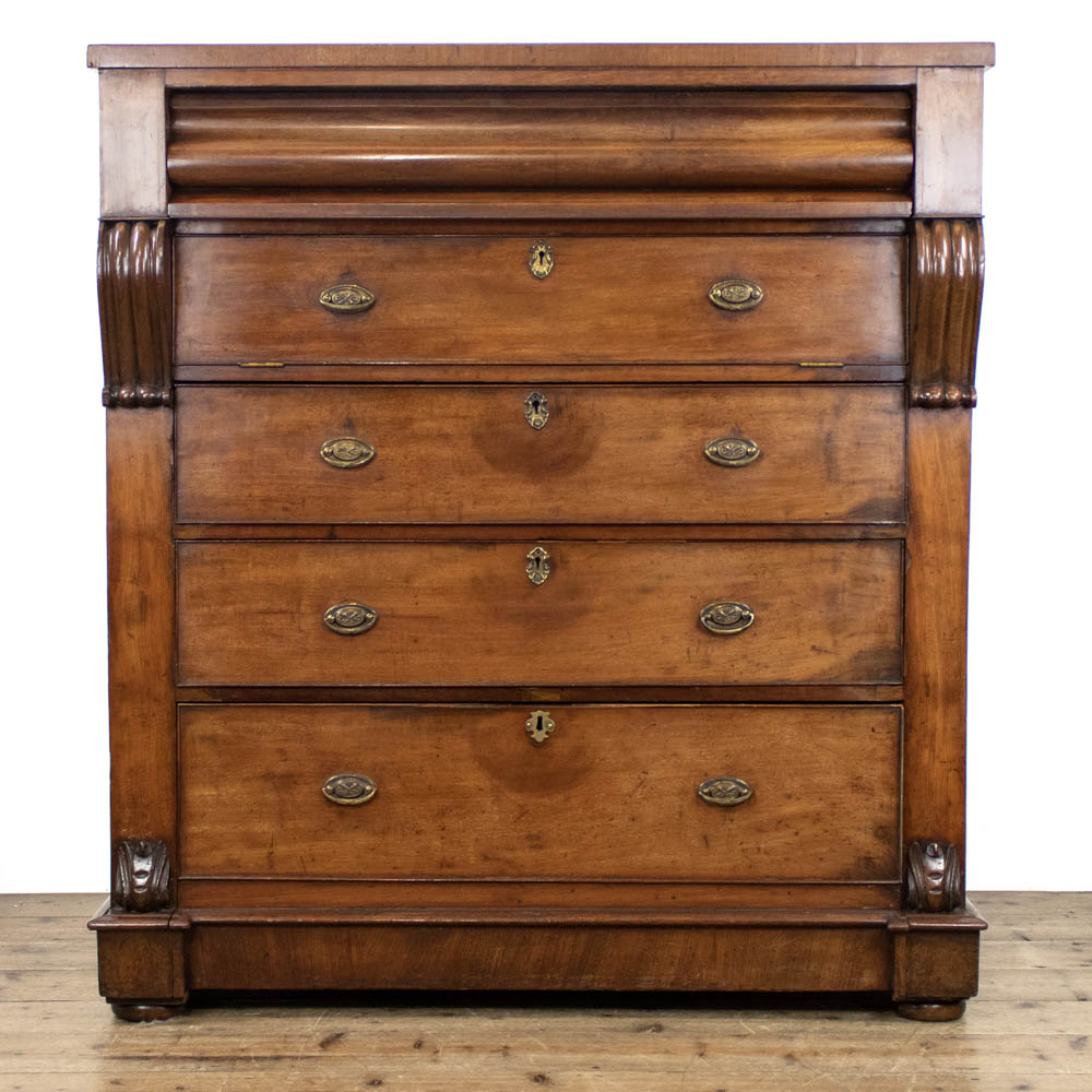 Unusual Victorian Mahogany Chest of Drawers