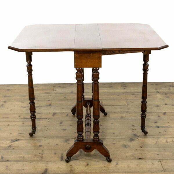 M-4003 Antique Walnut Sutherland Table Penderyn Antiques (4)