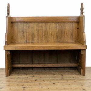 Reclaimed Oak Pew Bench