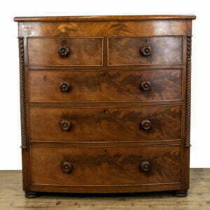 Victorian Mahogany Bow Front Chest of Drawers