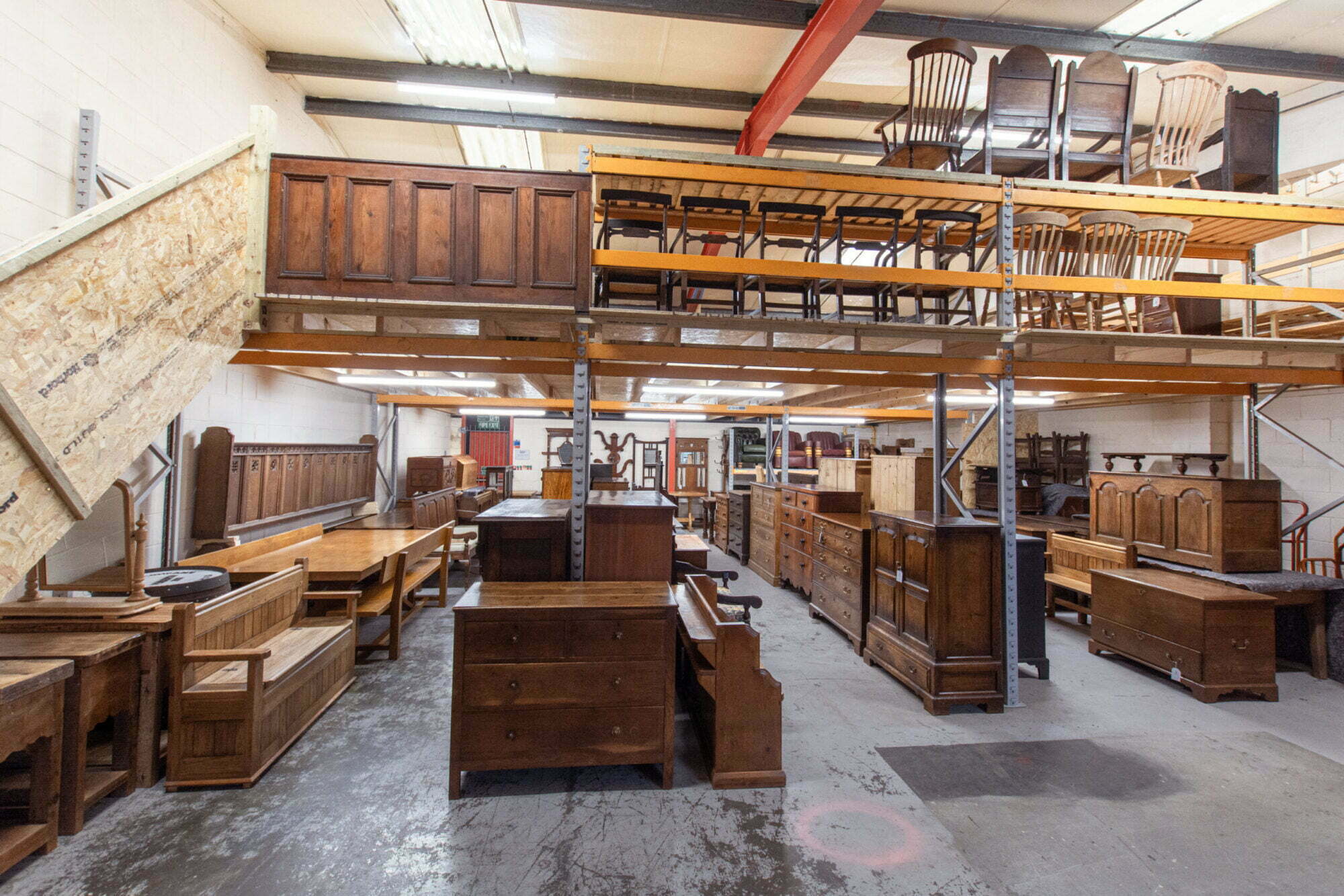 About Us, Visit our large warehouses full of antique furniture