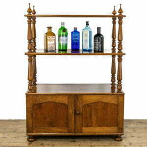 Antique Mahogany Buffet with Cupboard Base