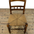 M-1880 Antique Beech Chair with Rush Seat Penderyn Antiques (3)