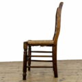 M-1880 Antique Beech Chair with Rush Seat Penderyn Antiques (4)