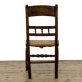 M-1880 Antique Beech Chair with Rush Seat Penderyn Antiques (5)