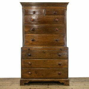 Antique Welsh Oak Chest on Chest