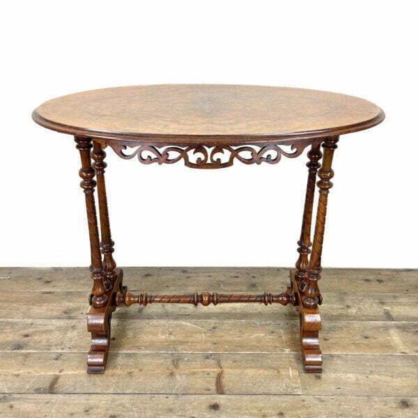 M-3204 Victorian Walnut Side Table Penderyn Antiques (1)