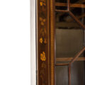 M-3878 Edwardian Inlaid Mahogany Fall Front Bureau with Glazed Top Penderyn Antiques (3)