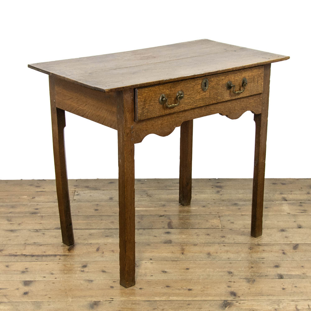 Antique 18th Century Oak Side Table