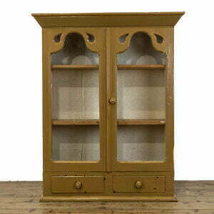 Victorian Painted Pine Glazed Cupboard