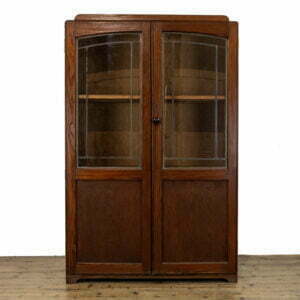 Antique Pitch Pine Glazed Cabinet