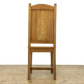 M-4023 Pair of Oak Hall Chairs Penderyn Antiques (8)