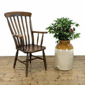 Antique Ash and Elm Windsor Armchair