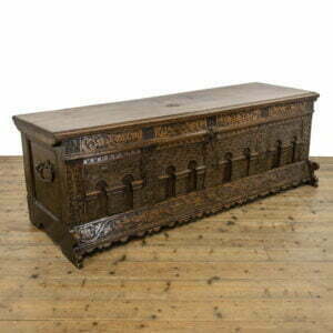 Italian Antique Oak Cassone or Marriage Chest